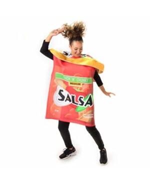 NEW Hauntlook Thick N' Chunky Jar of Salsa Unisex Adult Funny Halloween Costume